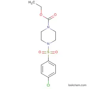 Molecular Structure of 16017-52-0 (ethyl 4-((4-chlorophenyl)sulfonyl)piperazine-1-carboxylate)