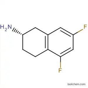 Molecular Structure of 170151-28-7 (5,7-DIFLUORO-B-(S)-AMINOTETRALINE)