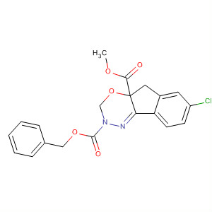 2-benzyl4a-methyl7-chloroindeno[1,2-e][1,3,4]oxadiazine-2,4a(3H,5H)-dicarboxylate