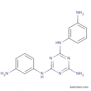 Molecular Structure of 33933-64-1 (N,N'-Bis(3-aminophenyl)-1,3,5-triazine-2,4,6-triamine)