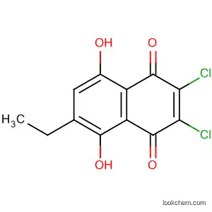 1,4-Naphthalenedione, 2,3-dichloro-6-ethyl-5,8-dihydroxy-
