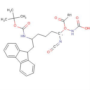 Carbamic acid,  [(1R)-5-[[(1,1-dimethylethoxy)carbonyl]amino]-1-isocyanatopentyl]-,  9H-fluoren-9-ylmethyl ester
