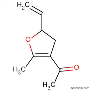 Molecular Structure of 75822-61-6 (Ethanone, 1-(5-ethenyl-4,5-dihydro-2-methyl-3-furanyl)-)