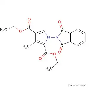 Molecular Structure of 875572-14-8 (1H-Pyrrole-2,4-dicarboxylic acid,
1-(1,3-dihydro-1,3-dioxo-2H-isoindol-2-yl)-3-methyl-, diethyl ester)