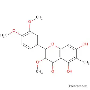 4H-1-Benzopyran-4-one,
2-(3,4-dimethoxyphenyl)-5,7-dihydroxy-3-methoxy-6-methyl-