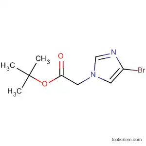 Molecular Structure of 877399-17-2 ((4-BroMo-iMidazol-1-yl)-acetic acid tert-butyl ester)