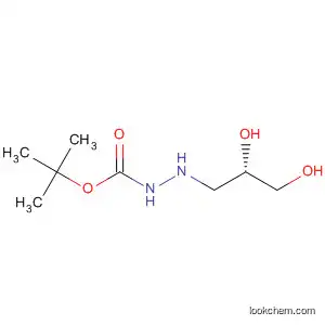 Molecular Structure of 878018-08-7 (Hydrazinecarboxylic acid, 2-[(2S)-2,3-dihydroxypropyl]-,
1,1-dimethylethyl ester)