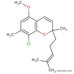 2H-1-Benzopyran,
8-chloro-5-methoxy-2,7-dimethyl-2-(4-methyl-3-pentenyl)-