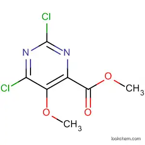 Molecular Structure of 878650-31-8 (Methyl 2,6-dichloro-5-methoxypyrimidine-4-carboxylate)
