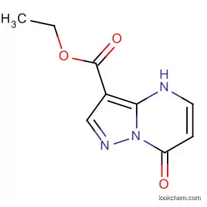 Molecular Structure of 104556-86-7 (Ethyl 4,7-dihydro-7-oxopyrazolo[1,5-a]pyrimidine-3-carboxylate)