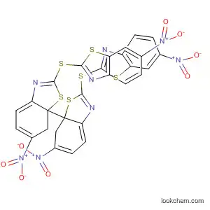 Molecular Structure of 121579-06-4 (Benzothiazole, 2,2'-dithiobis[6-nitro-)