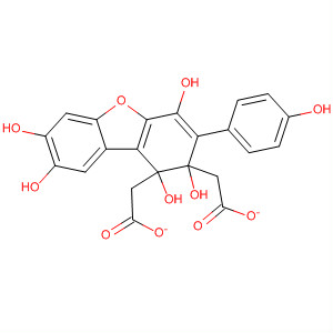 1,2-Diacetoxy-4,7,8- trihydroxy-3-(4-hydroxyphenyl)dibenzofuran