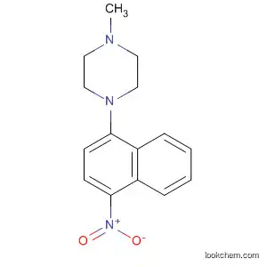 Molecular Structure of 16154-63-5 (1-Methyl-4-(4-nitro-1-naphthyl)piperazine)