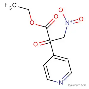 Molecular Structure of 24334-18-7 (4-Pyridinepropanoic acid, 3-nitro-a-oxo-, ethyl ester)