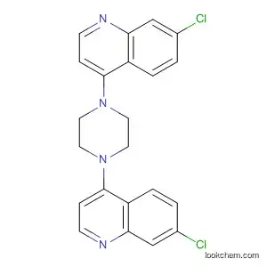 Molecular Structure of 31502-87-1 (1,4-Bis(7-chloroquinolin-4-yl)piperazine)
