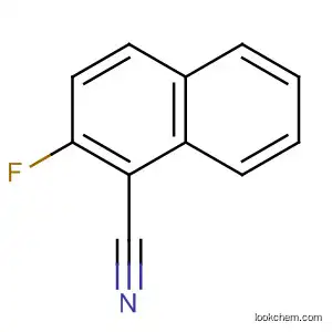 Molecular Structure of 33718-12-6 (1-Cyano-2-fluoronaphthalene)