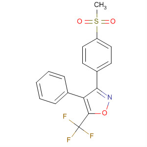 Isoxazole, 3-[4-(methylsulfonyl)phenyl]-4-phenyl-5-(trifluoromethyl)-(340267-36-9)