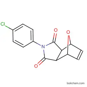 Molecular Structure of 43069-79-0 (4-(4-CHLOROPHENYL)-10-OXA-4-AZATRICYCLO[5.2.1.0(2,6)]DEC-8-ENE-3,5-DIONE)