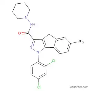 N-(Piperidin-1-yl)-1-(2,4-dichlorophenyl)-1,4-dihydro-6-methylindeno[1,2-c]pyrazole-3-carboxamide