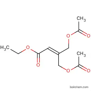 2-Butenoic acid, 4-(acetyloxy)-3-[(acetyloxy)methyl]-, ethyl ester