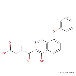 글리신, N-[(4-히드록시-8-페녹시-3-이소퀴놀리닐)카르보닐]-