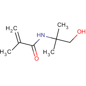 Molecular Structure of 16173-48-1 (2-Propenamide, N-(2-hydroxy-1,1-dimethylethyl)-2-methyl-)