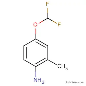 Molecular Structure of 39211-57-9 (4-(DIFLUOROMETHOXY)-2-METHYLANILINE)