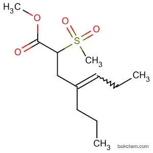 Molecular Structure of 39834-01-0 (4-Heptenoic acid, 2-(methylsulfonyl)-4-propyl-, methyl ester)