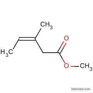 Molecular Structure of 56728-17-7 ((Z)-3-Methyl-3-pentenoic acid methyl ester)