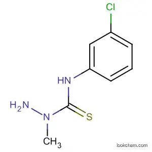 Molecular Structure of 78862-48-3 (Hydrazinecarbothioamide, N-(3-chlorophenyl)-1-methyl-)