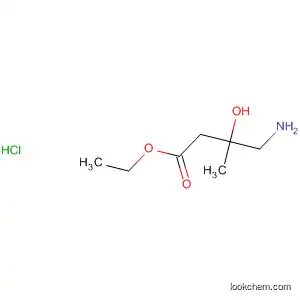 Molecular Structure of 97374-83-9 (Butanoic acid, 4-amino-3-hydroxy-3-methyl-, ethyl ester, hydrochloride)