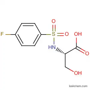 2-(4-플루오로-벤젠설포닐아미노)-3-하이드록시-프로피온산