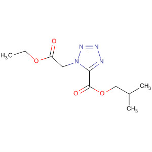 1H-Tetrazole-1-acetic acid, 5-[(2-methylpropoxy)carbonyl]-, ethyl ester