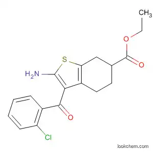 벤조[B]티오펜-6-카르복실산, 2-아미노-3-(2-클로로벤조일)-4,5,6,7-테트라하이드로-, 에틸 에스테르