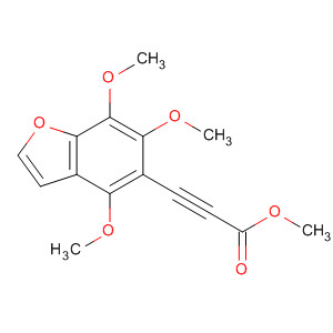 2-Propynoic acid, 3-(4,6,7-trimethoxy-5-benzofuranyl)-, methyl ester