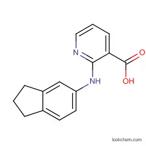 Molecular Structure of 115891-09-3 (2-(5-indanamino)-3-pyridine carboxylic acid)