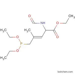 3-Pentenoic acid, 5-(diethoxyphosphinyl)-2-(formylamino)-4-methyl-,
ethyl ester, (E)-