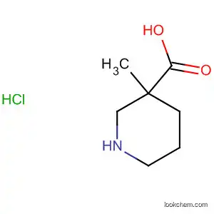Molecular Structure of 116140-22-8 (3-Methylpiperidine-3-carboxylic acid hydrochloride)