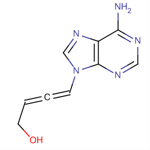 Molecular Structure of 121653-99-4 (2,3-Butadien-1-ol, 4-(6-amino-9H-purin-9-yl)-, (R)-)