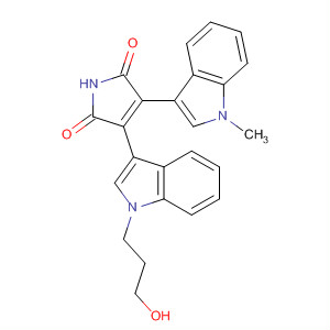 1H-Pyrrole-2,5-dione, 3-[1-(3-hydroxypropyl)-1H-indol-3-yl]-4-(1-methyl-1H-indol-3-yl)-