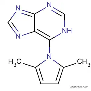 Molecular Structure of 133332-72-6 (1H-Purine, 6-(2,5-dimethyl-1H-pyrrol-1-yl)-)