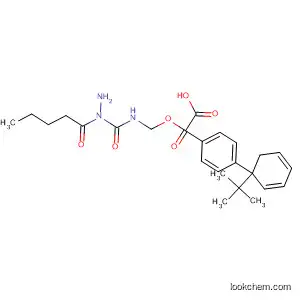 [1,1'-Biphenyl]-2-carboxylic acid,
4'-[[[[2-(1-oxopentyl)hydrazino]carbonyl]amino]methyl]-,
1,1-dimethylethyl ester