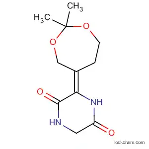 2,5-Piperazinedione, 3-(2,2-dimethyl-1,3-dioxepan-5-ylidene)-, (Z)-