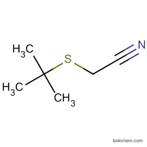 Molecular Structure of 49827-12-5 (Acetonitrile, [(1,1-dimethylethyl)thio]-)