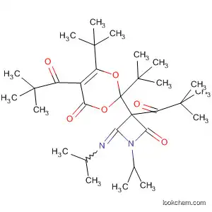 3-[2,6-ditert-butyl-5-(2,2-dimethylpropanoyl)-4-oxo-4H-1,3-dioxin-2-yl]-3-(2,2-dimethylpropanoyl)-1-isopropyl-4-(isopropylimino)-2-azetidinone