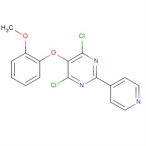 4,6-Dichloro-5-(2-methoxyphenoxy)-2-(pyridin-4-yl)pyrimidine