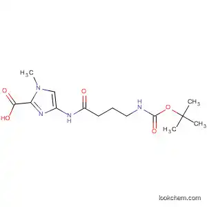 Molecular Structure of 180258-48-4 (4-(4-TERT-BUTOXYCARBONYLAMINOBUTYRYLAMINO)-1-METHYL-1H-IMIDAZOLE-2-CARBOXYLIC ACID)