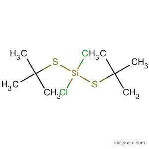 Molecular Structure of 18395-88-5 (Silane, dichlorobis[(1,1-dimethylethyl)thio]-)