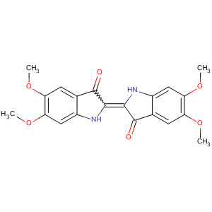 3H-Indol-3-one, 2-(1,3-dihydro-5,6-dimethoxy-3-oxo-2H-indol-2-ylidene)-1,2-dihydro-5,6 -dimethoxy-