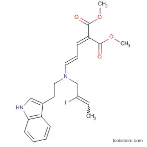Propanedioic acid,
[3-[[2-(1H-indol-3-yl)ethyl](2-iodo-2-butenyl)amino]-2-propenylidene]-,
dimethyl ester, (Z,E)-